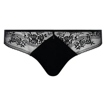 Load image into Gallery viewer, A product shot of the Passionata Maddie Brief in Black. 
