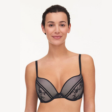 Load image into Gallery viewer, A close up of a model wearing the Passionata Olivia Push Up Bra. 
