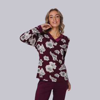 Pastunette Premium Bold Blooms Luxury Pyjama Set