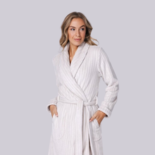 Load image into Gallery viewer, Pastunette Premium Soft Stripes Luxury Dressing Gown
