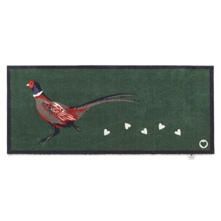 outline of mat on white background