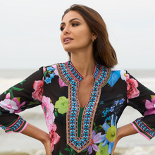Load image into Gallery viewer, Pia Rossini Samba Embellished Beach Cover Up
