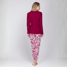 Load image into Gallery viewer, Pastunette Long Sleeve Leaf Print Pyjamas
