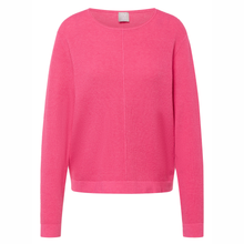 Load image into Gallery viewer, Front view of Rabe Purple Clouds Jumper in Fuchsia, on a white background.
