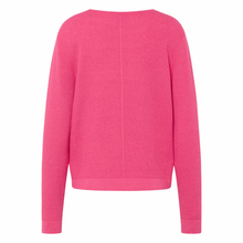 Load image into Gallery viewer, Back view of Rabe Purple Clouds Jumper in Fuchsia, on a white background.

