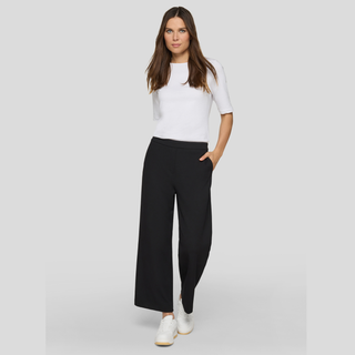 Trousers on Model on Light Grey Background 