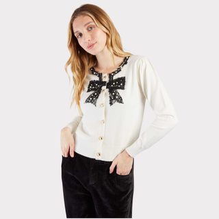 Rene Derhy Bow Top | Ecru