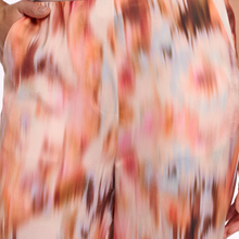 Load image into Gallery viewer, Close up of material of the Rino &amp; Pelle Kenza Wide Leg Pants in Blurred Botany
