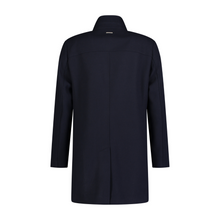 Load image into Gallery viewer, Navy blue coat on a white background
