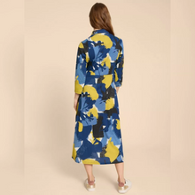 Load image into Gallery viewer, Rua Long Sleeve Jersey Shirt Dress | Blue Print
