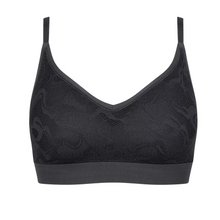 Load image into Gallery viewer, A product shot of the Sloggi Go Allround Lace P Bralette in Black. 
