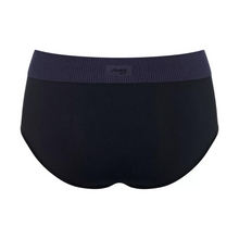 Load image into Gallery viewer, A product shot showing the back of the Sloggi Ever Infused Aloe High Waist Brief in Black.
