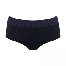 Load image into Gallery viewer, A product shot of the front of the Sloggi Ever Infused Aloe High Waist Brief in Black.
