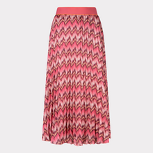 Load image into Gallery viewer, Esqualo Zigzag Print Pleated Skirt
