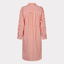 Load image into Gallery viewer, Esqualo Stripe Dress With Embroidery Detail
