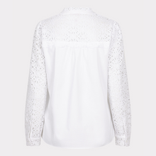 Load image into Gallery viewer, Esqualo Embroidered Sleeve Blouse | Off White
