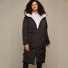 Load image into Gallery viewer, Rino &amp; Pelle Keila Reversible Coat | Navy - Barberry / Stone - Black
