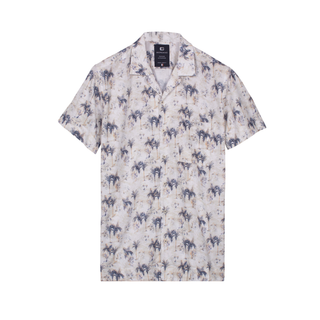 Front of Giordano Beach Style S/S Shirt, with a white background
