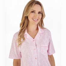 Load image into Gallery viewer, Slenderella Monoprint Jersey Pyjama | Pink
