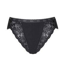 Load image into Gallery viewer, A product shot of the Sloggi Chic Tai Brief in Black. 
