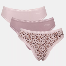 Load image into Gallery viewer, Sloggi Go Crush High Leg 3 Pack Brief | Leopard Print
