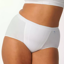 Load image into Gallery viewer, A close up shot of a model wearing the Sloggi Maxi Control Brief. 
