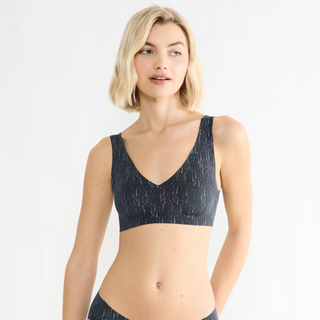 Sloggi Zero Feel 2.0 Festive Bralette | Black/Silver