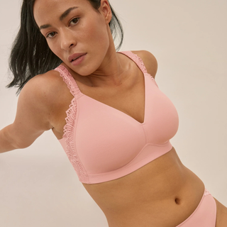 Naturana Non Wired Pink Side Smoother Bra