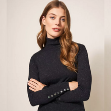 Load image into Gallery viewer, White Stuff Sparkle Roll Neck Jumper | Grey
