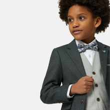Load image into Gallery viewer, &quot;Tom&quot; Benetti Three Piece Boys Suit | Bordeaux / Olive / Indigo
