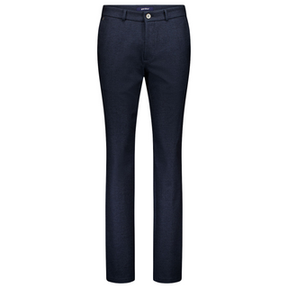 Navy blue pants on a white background