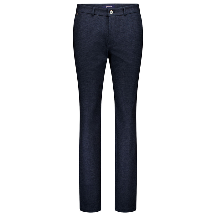 Navy blue pants on a white background