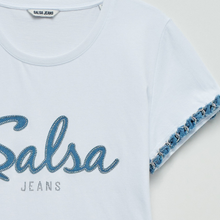 Load image into Gallery viewer, details on tshirt
