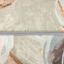 Load image into Gallery viewer, Close-up of a textured fabric with a zipper running horizontally.
