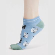 Load image into Gallery viewer, Thought Celia Cat Bamboo Trainer Socks
