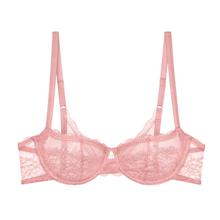 Load image into Gallery viewer, Triumph Comfort Allure Balconette Bra | White / Strawberry Cream
