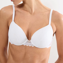 Load image into Gallery viewer, Triumph Comfort Allure WHP Bra | White / Strawberry Cream
