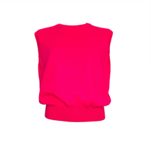 Load image into Gallery viewer, Twns The Label Sleeveless Round-Neck Jumper | Pink
