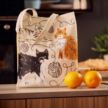 Load image into Gallery viewer, Ulster Weavers Feline Friends PVC Medium Shopper Bag
