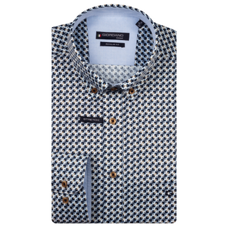 Giordano Print Pattern Stretch L/S Shirt