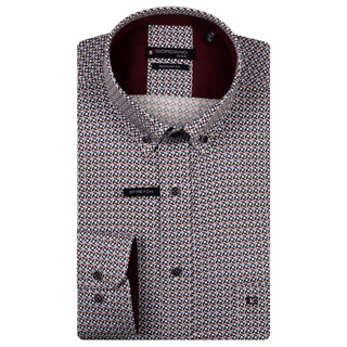 Giordano Spiral Print Stretch L/S Shirt