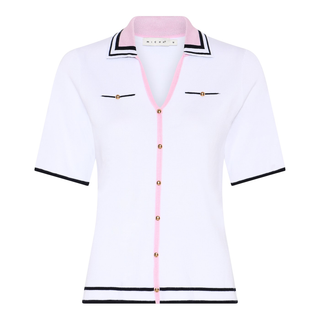 Micha Basic EcoVero Detail Polo Jumper