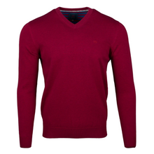 Load image into Gallery viewer, André Valencia V-Neck | Ink / Amber / Cherry / Cerise
