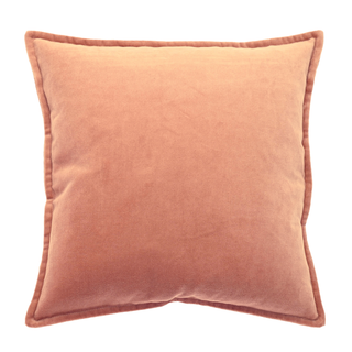 Pink cushion on a white background