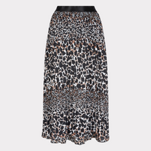 Load image into Gallery viewer, Scattered Illusion Animal Print Pleated Skirt

