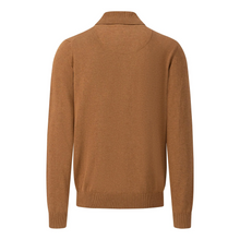 Load image into Gallery viewer, Product shot of the Walnut Brown Polo Neck from Fynch Hatton
