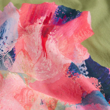 Load image into Gallery viewer, Close up of fabric on the , White Stuff Woven Mix Tee.
