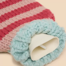 Load image into Gallery viewer, White Stuff Knitted Hot Water Bottle | Pink
