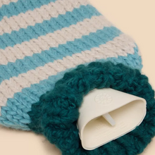 Load image into Gallery viewer, White Stuff Knitted Hot Water Bottle Teal
