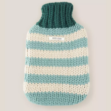 Load image into Gallery viewer, White Stuff Knitted Hot Water Bottle Teal
